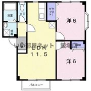 ドミール鳥井Bの間取り画像