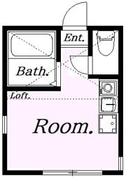 ユナイト鹿島田バートランド・ラッセルの間取り画像