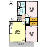 セジュール西公文名の間取り画像