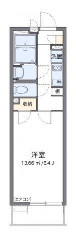 クレイノKANAMEⅡの間取り画像