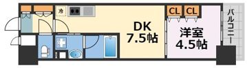 ザ・パークハビオ天満橋の間取り画像