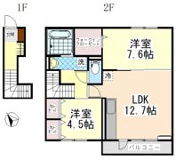 ノール プラージュの間取り画像