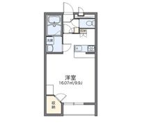 レオパレスパル北方Ⅱの間取り画像