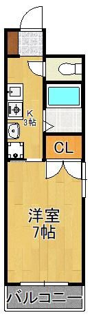 マリンアベニュー和布刈の間取り画像