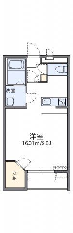 レオパレスフロールの間取り画像