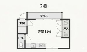 高橋荘の間取り画像