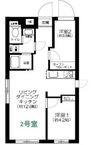 三ノ輪レーベルの間取り画像