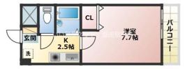 スタジオビジュの間取り画像