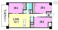ブリリアントコート松末の間取り画像