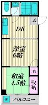 ハイツ柏の間取り画像