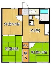 タウニィ熊西の間取り画像