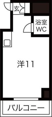 シンコー熊本駅前スカイマンションIの間取り画像