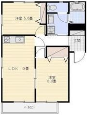 K’s 弐番館の間取り画像