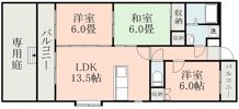 フィオーレ託麻の間取り画像