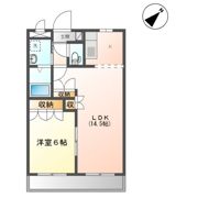 オリーブコートの間取り画像