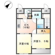 サンハイツ山ノ手の間取り画像