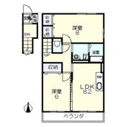 フルール壱番館Bの間取り画像