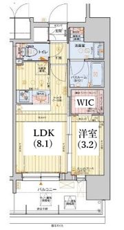 レオンコンフォート神戸山手通の間取り画像