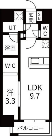ハーモニーレジデンス名古屋今池の間取り画像