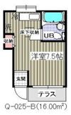 ローズアパートQ-025の間取り画像