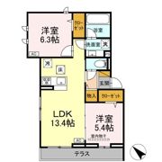 ボヌールⅡの間取り画像