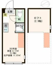 ハーモニーテラス西荻南の間取り画像