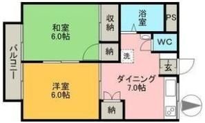 パールハイツⅠの間取り画像