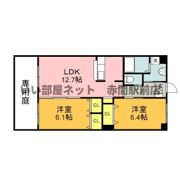 フランシーズⅡの間取り画像