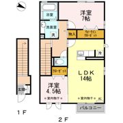 ドエル22 Cの間取り画像
