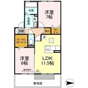 サンディーア A棟の間取り画像