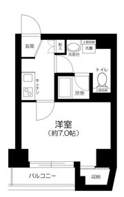 アイル秋葉原NORTH弐番館の間取り画像