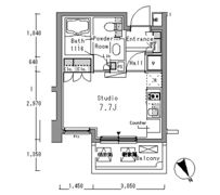 パークアクシス浅草橋の間取り画像