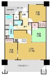サンリヤン上到津の間取り画像