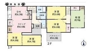 レオンハウスの間取り画像