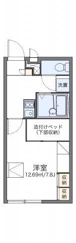 レオパレスビララッフィナートMの間取り画像