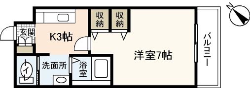 カーサ大塚2NDの間取り画像