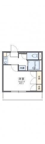 レオパレス舘町の間取り画像