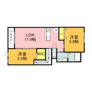 ベルエキップ エム 飯塚の間取り画像