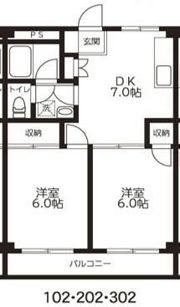 第2KSハイツの間取り画像