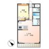 メルヴェール エストの間取り画像