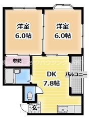 ホワイトアベニューの間取り画像