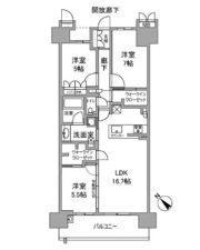 セントアイナ藤が丘の間取り画像