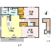 サントーク東原 E棟の間取り画像