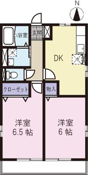 プルミエールⅡの間取り画像