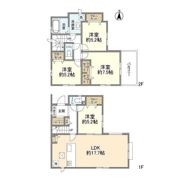 4087富士見市水子19期10棟5号棟の間取り画像