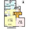 リバーサイド 駅東の間取り画像