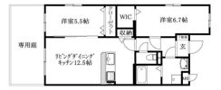 ゴールドマイン松末の間取り画像