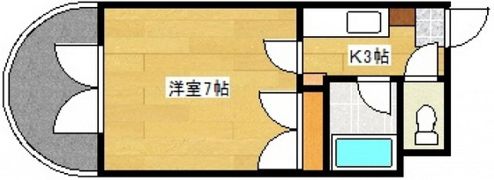 エステート上天満の間取り画像