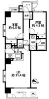 アーバンクリスタル九段下の間取り画像