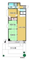 乙舳スカイマンションの間取り画像
